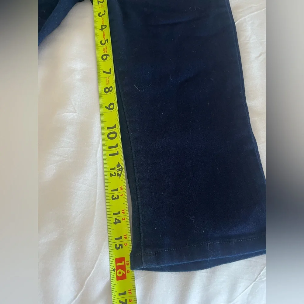 1822 Denim Deep Blue Capri Length Cropped Jeans - Picture 6 of 6